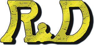 r d logo gold